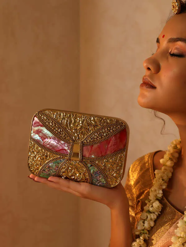 Naina Mother of Pearl Clutch