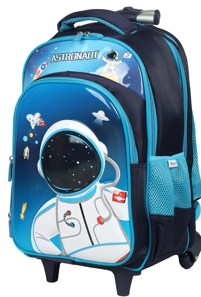 Novex Astronaut Backpack With Trolly  (Blue)