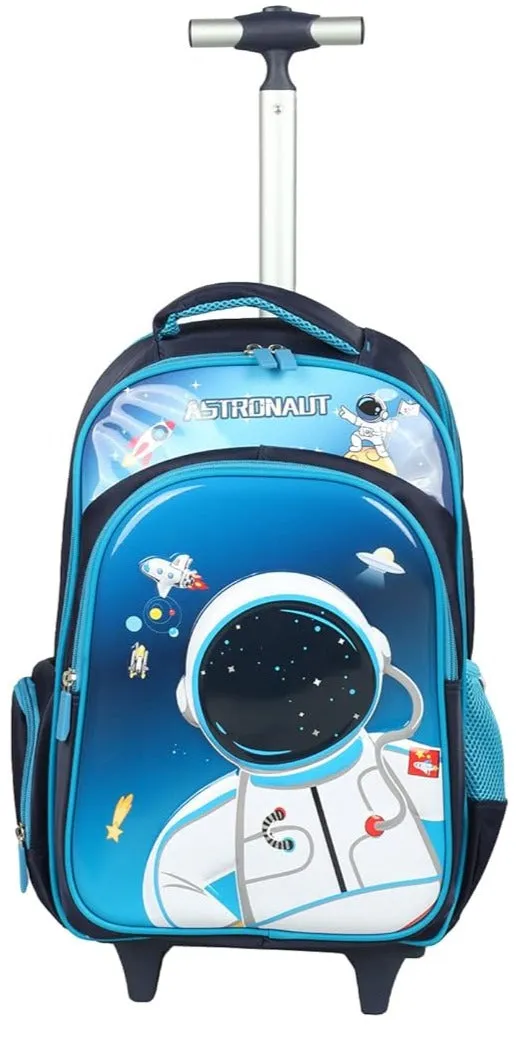 Novex Astronaut Backpack With Trolly  (Blue)