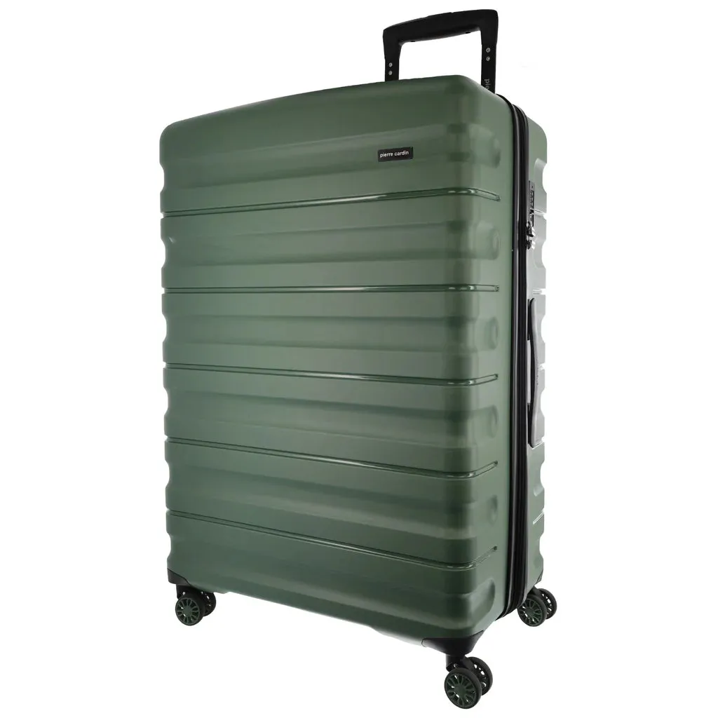 Pierre Cardin Hard Shell Suitcase Large 80cm - Moss