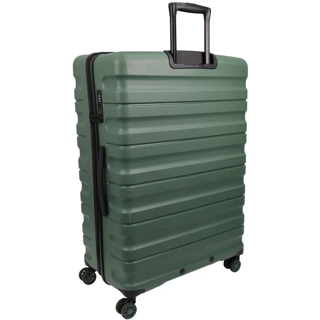 Pierre Cardin Hard Shell Suitcase Large 80cm - Moss