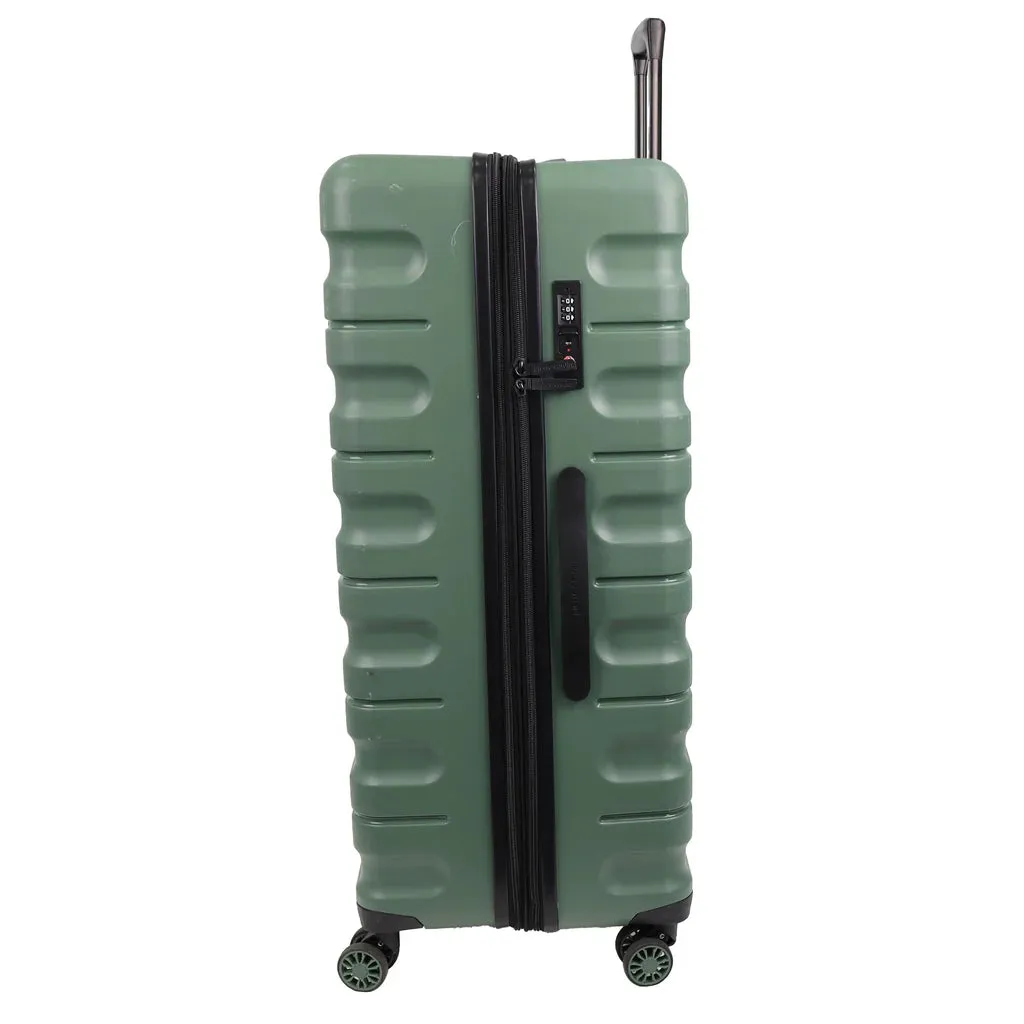 Pierre Cardin Hard Shell Suitcase Large 80cm - Moss