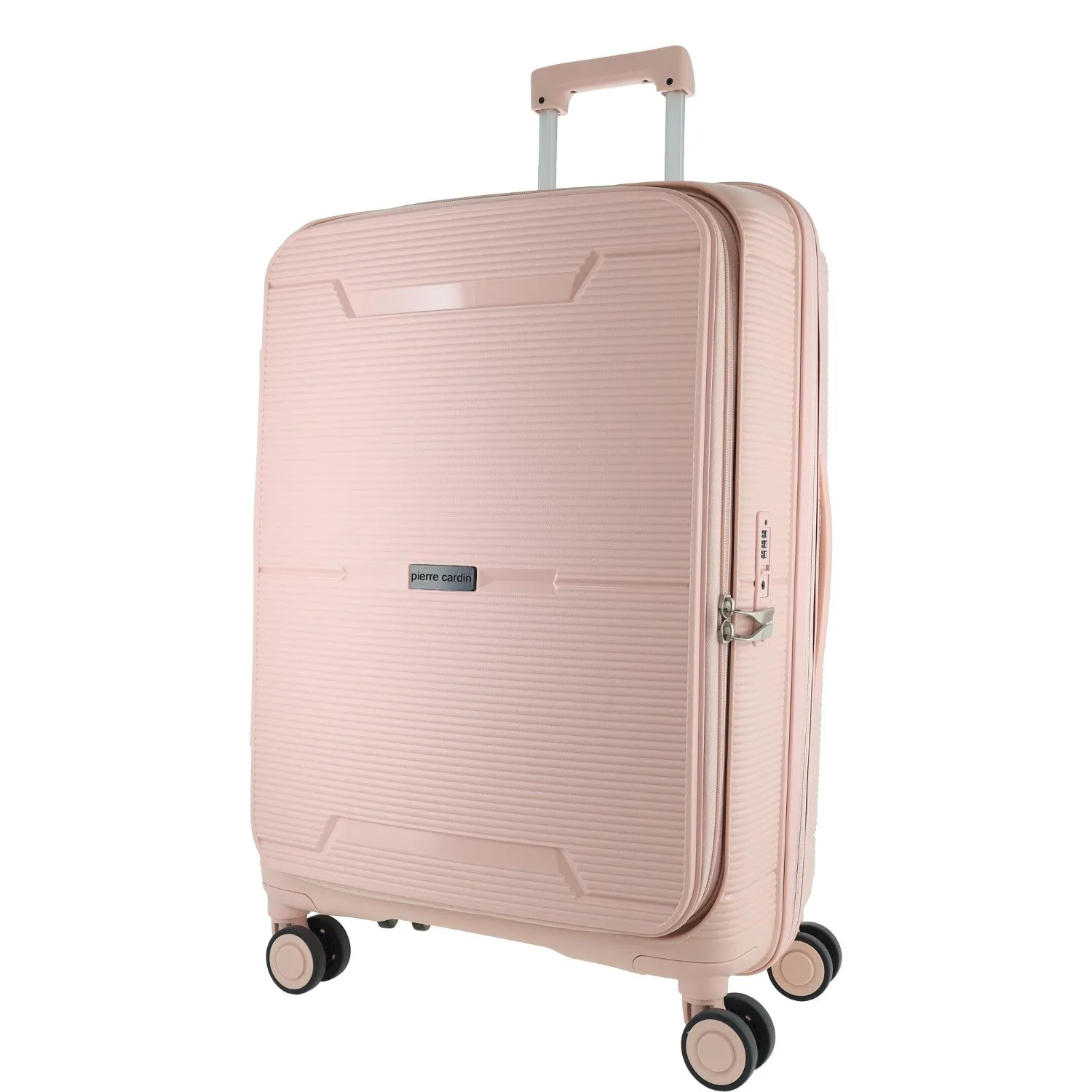 Pierre Cardin - PC3939L Front opening 80cm Large Hard Shell Suitcase - Blush