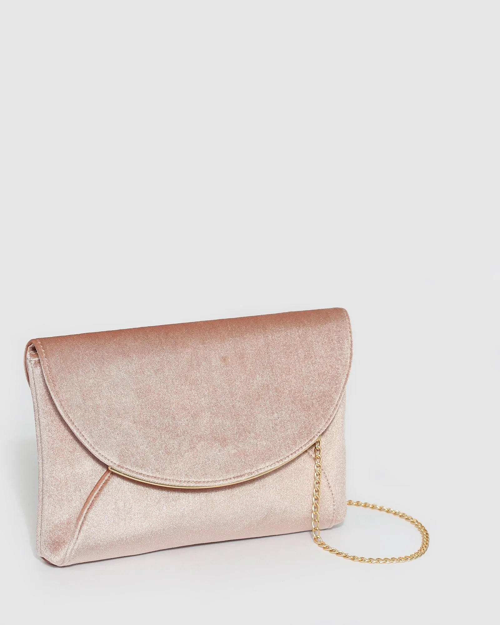 Pink Dalila Envelope Clutch Bag