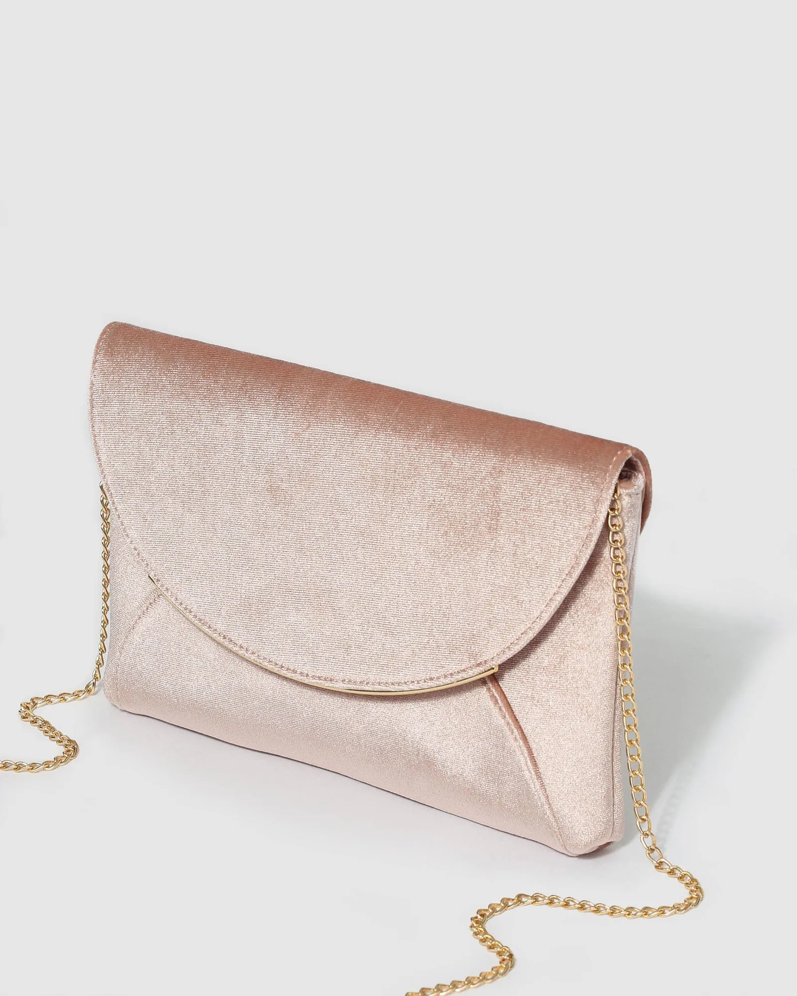 Pink Dalila Envelope Clutch Bag