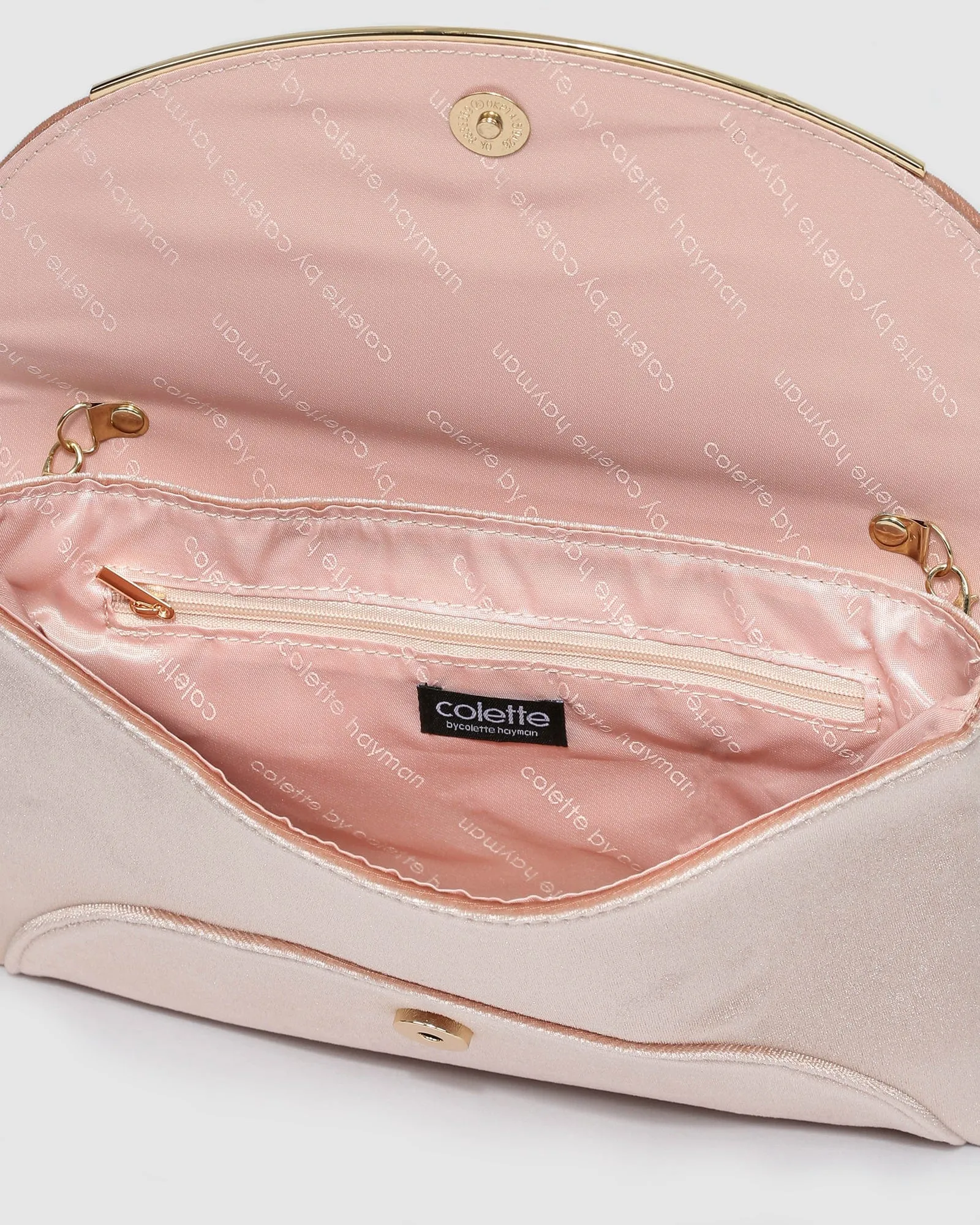 Pink Dalila Envelope Clutch Bag