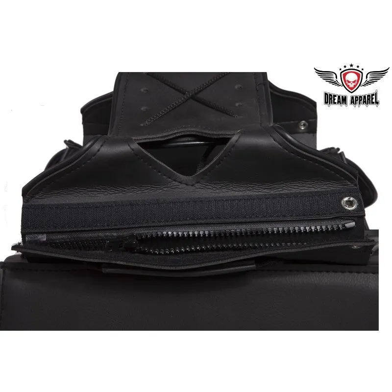 Plain PVC Motorcycle Saddlebag