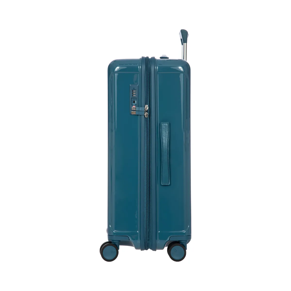 Positano Medium Monochrome Trolley 69cm - Sea Green