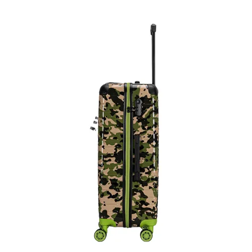 Premium Quality ABS Hard Shell Urban Camouflage Print Spinner Suitcase with Built in Lock - 26 Inch