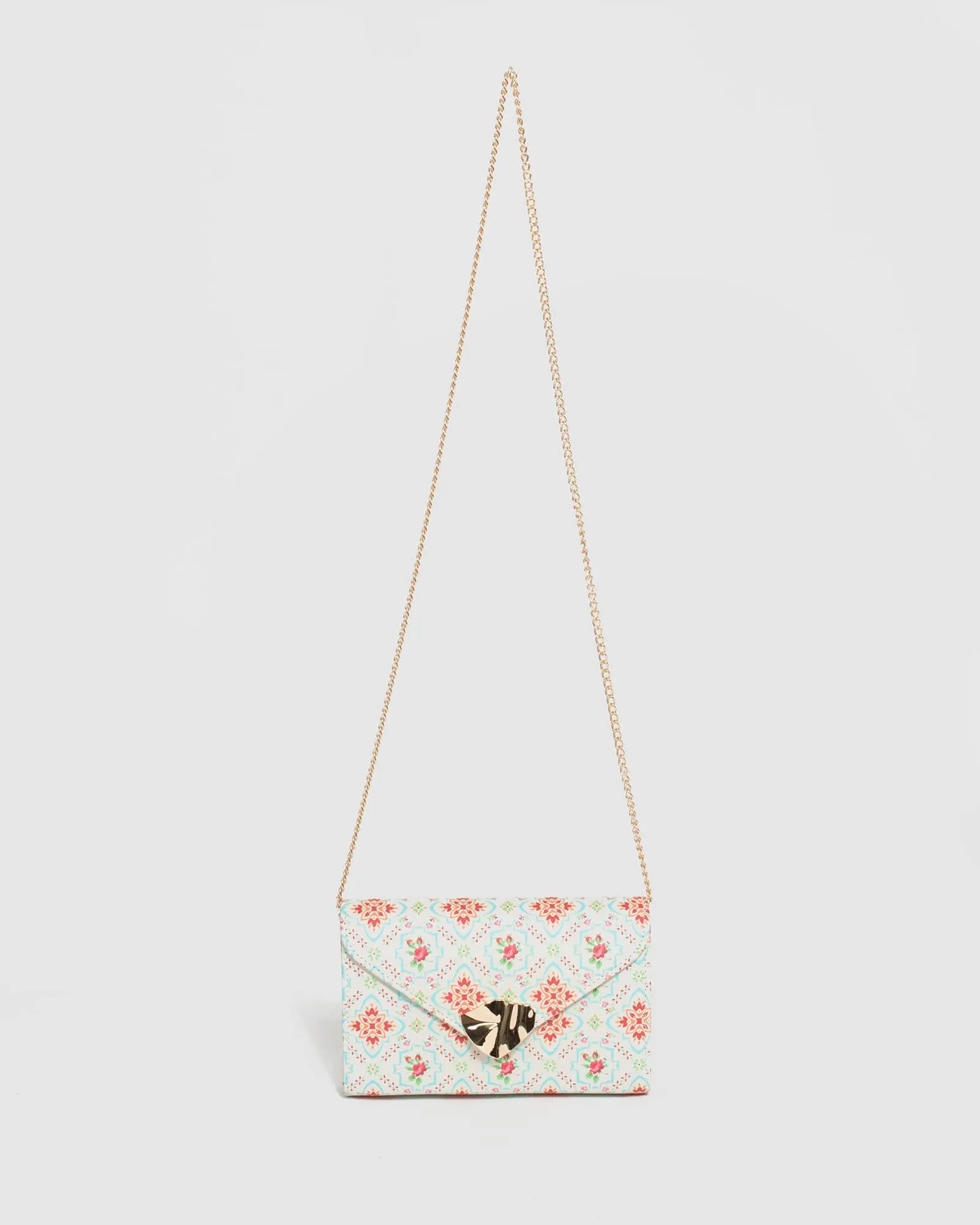 Print Isidora Envelope Clutch Bag