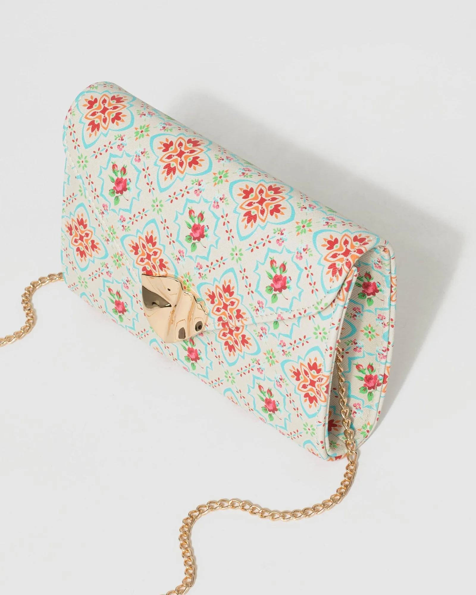 Print Isidora Envelope Clutch Bag