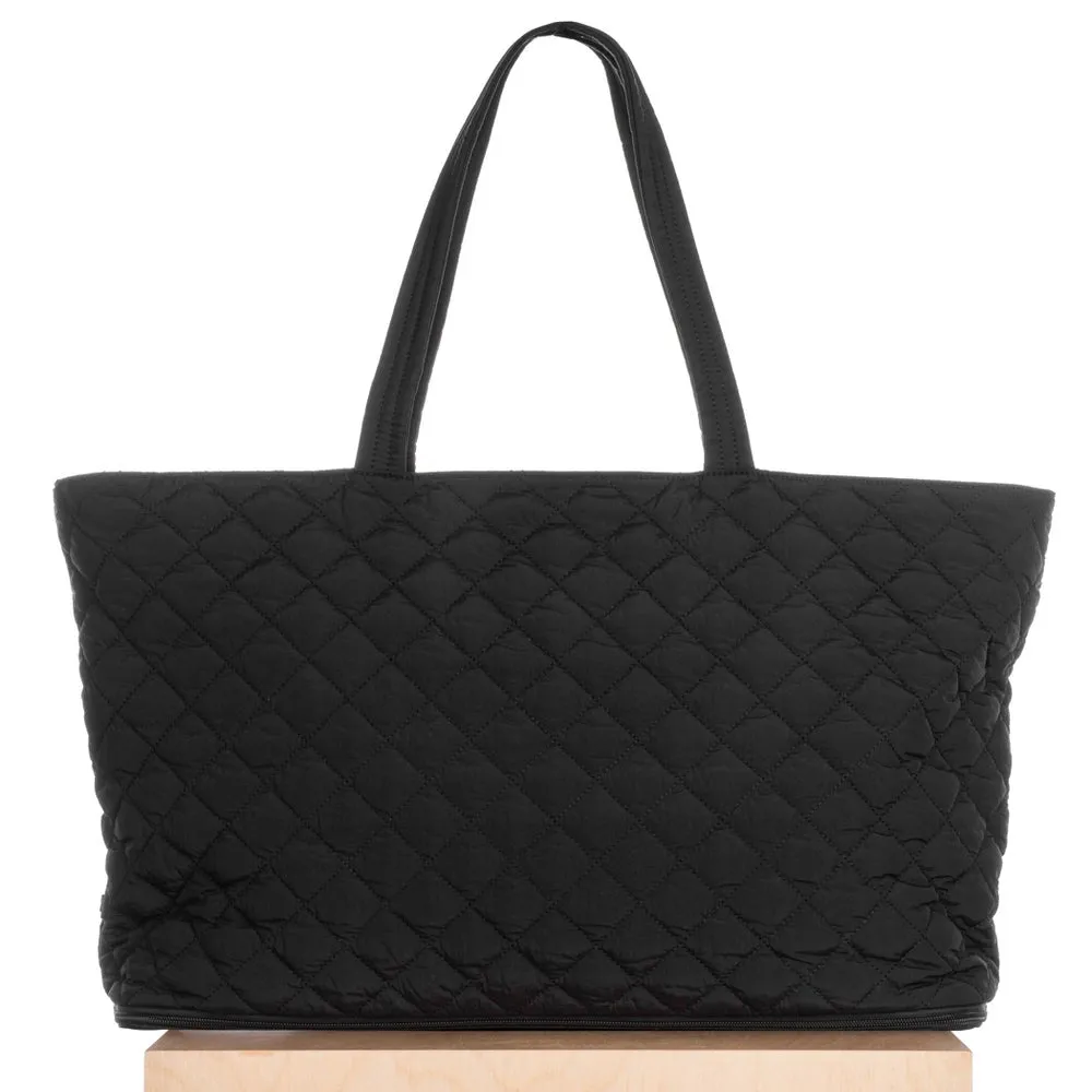 Quilted Expandable Tote