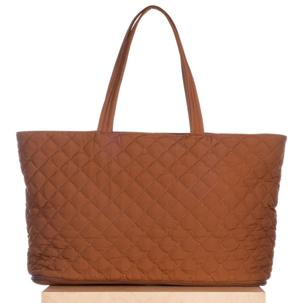 Quilted Expandable Tote