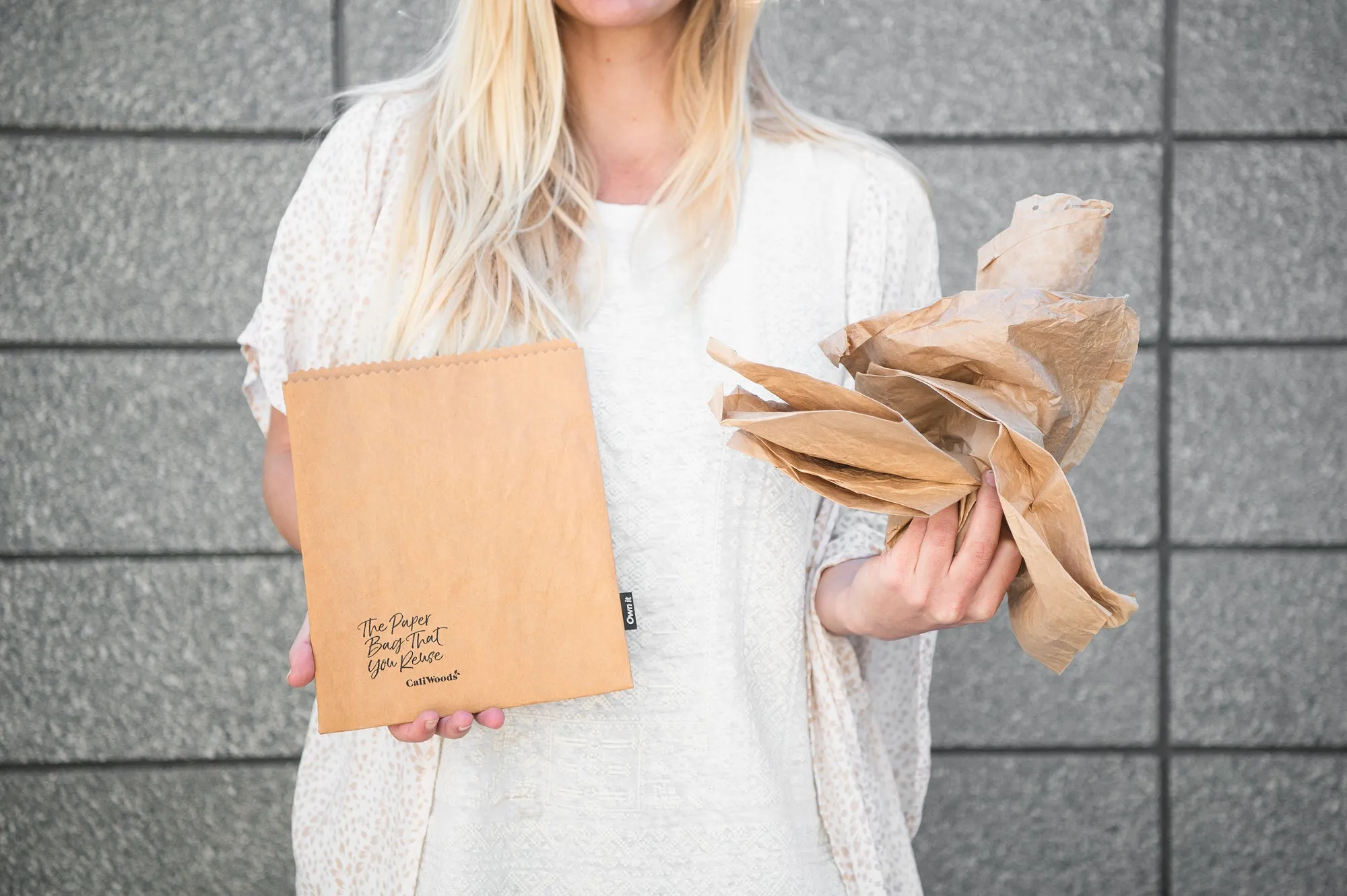 Reusable Paper Bag - Flat Bag