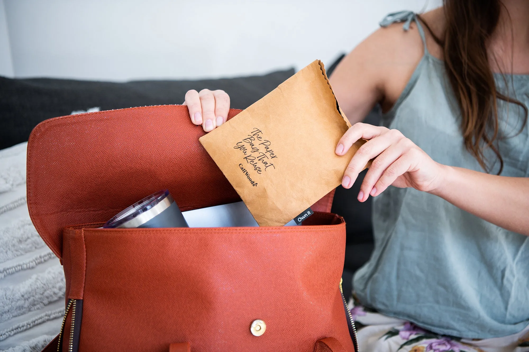 Reusable Paper Bag - Flat Bag