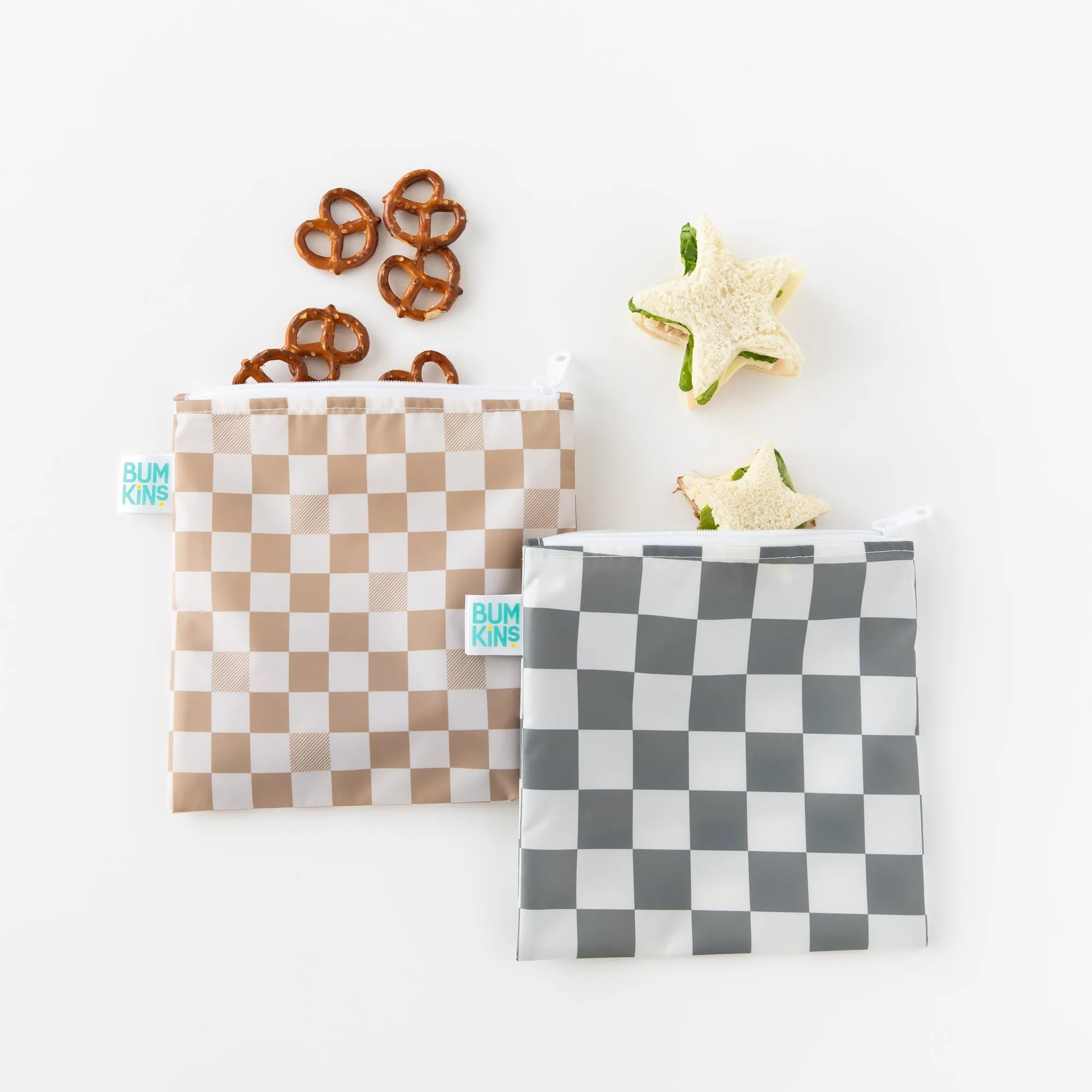 Reusable Snack Bag, Large 2 Pack: Double Check