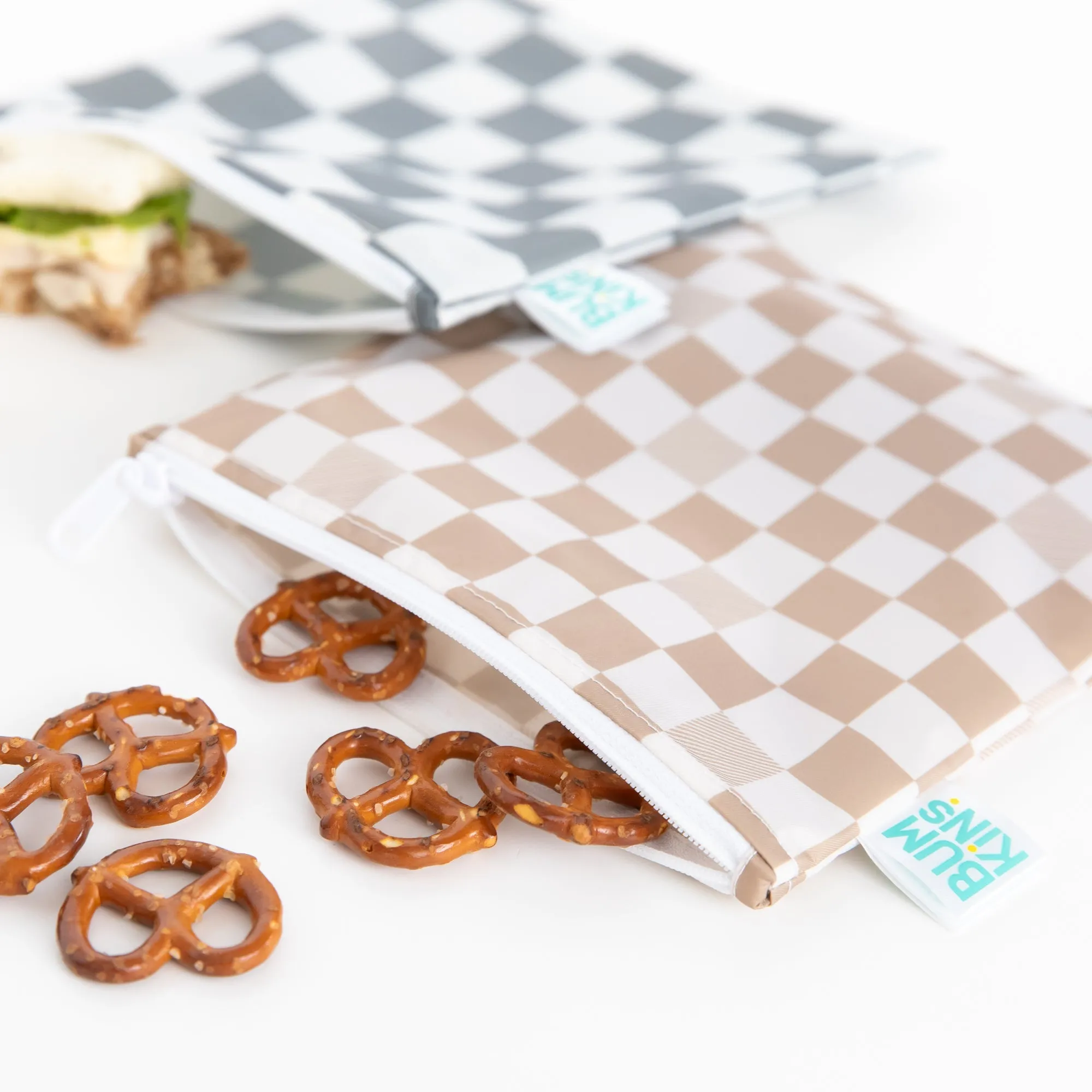 Reusable Snack Bag, Large 2 Pack: Double Check