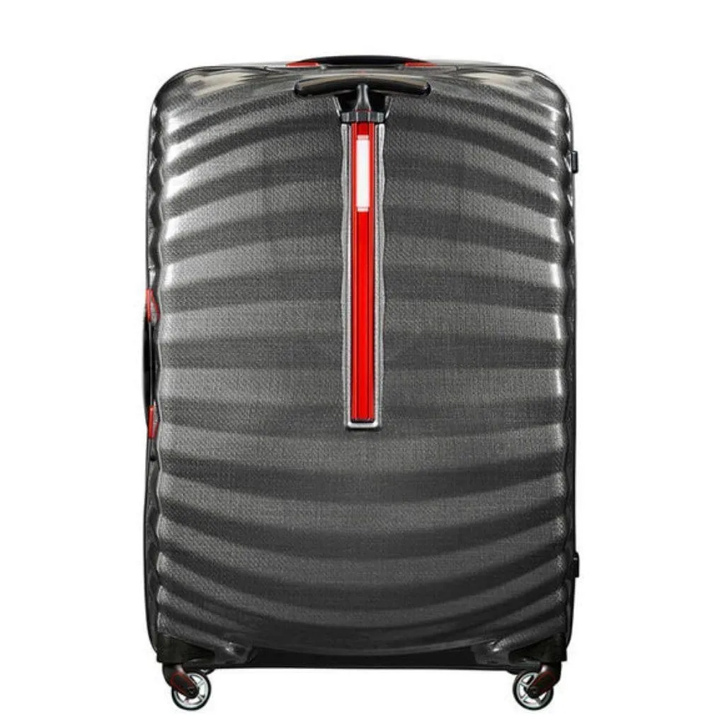 Samsonite Lite-Shock Sport 3 Piece Hardsided Suitcase Set - Eclipse Grey/Red