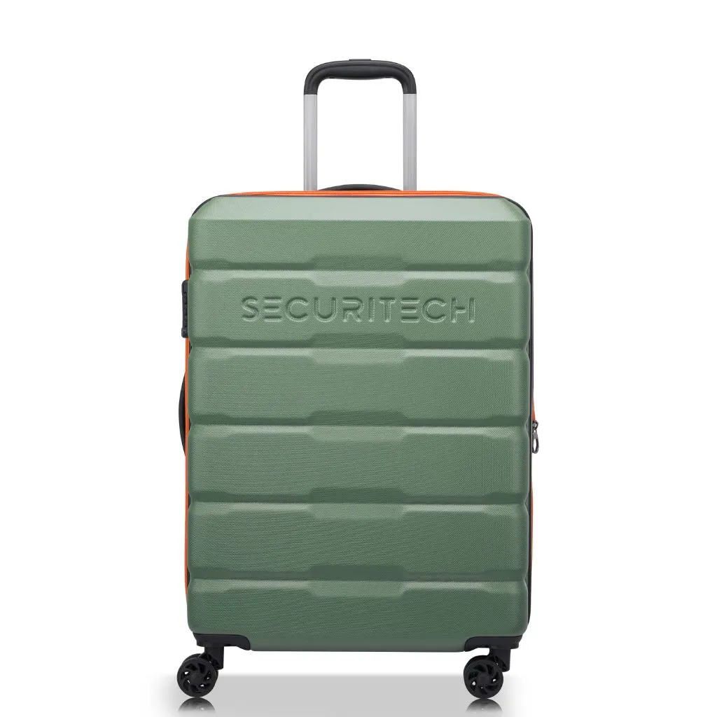 Securitech By Delsey Citadel 65cm Medium Exp Hardsided Luggage - Green