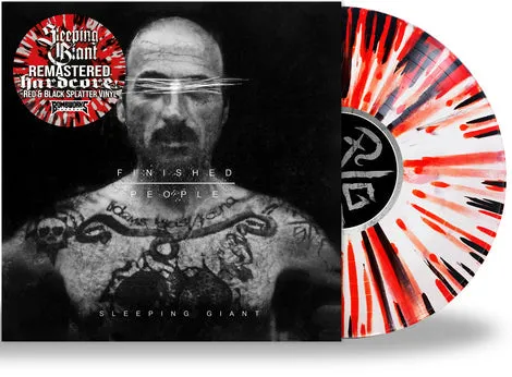 SLEEPING GIANT - FINISHED PEOPLE (*NEW-SPLATTER VINYL, 2022, Bombworks Records) Blood-Thirsty Metalcore