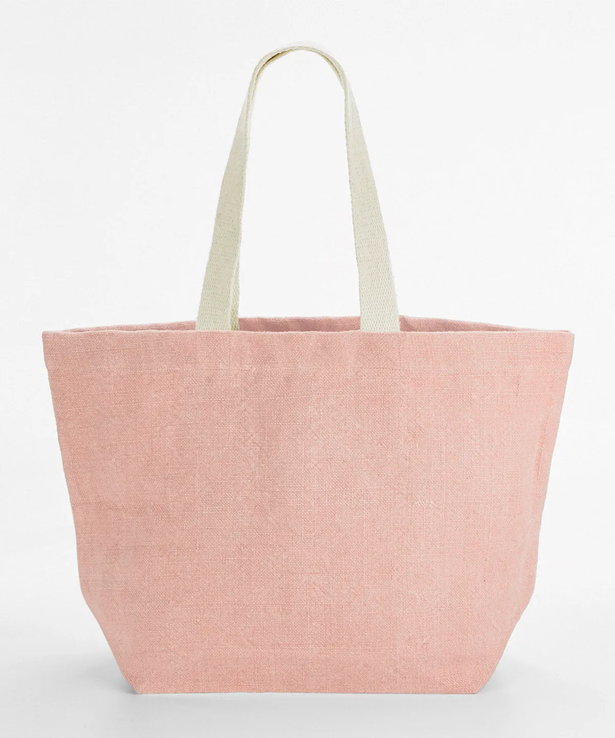 Soft washed jute beach bag | Natural