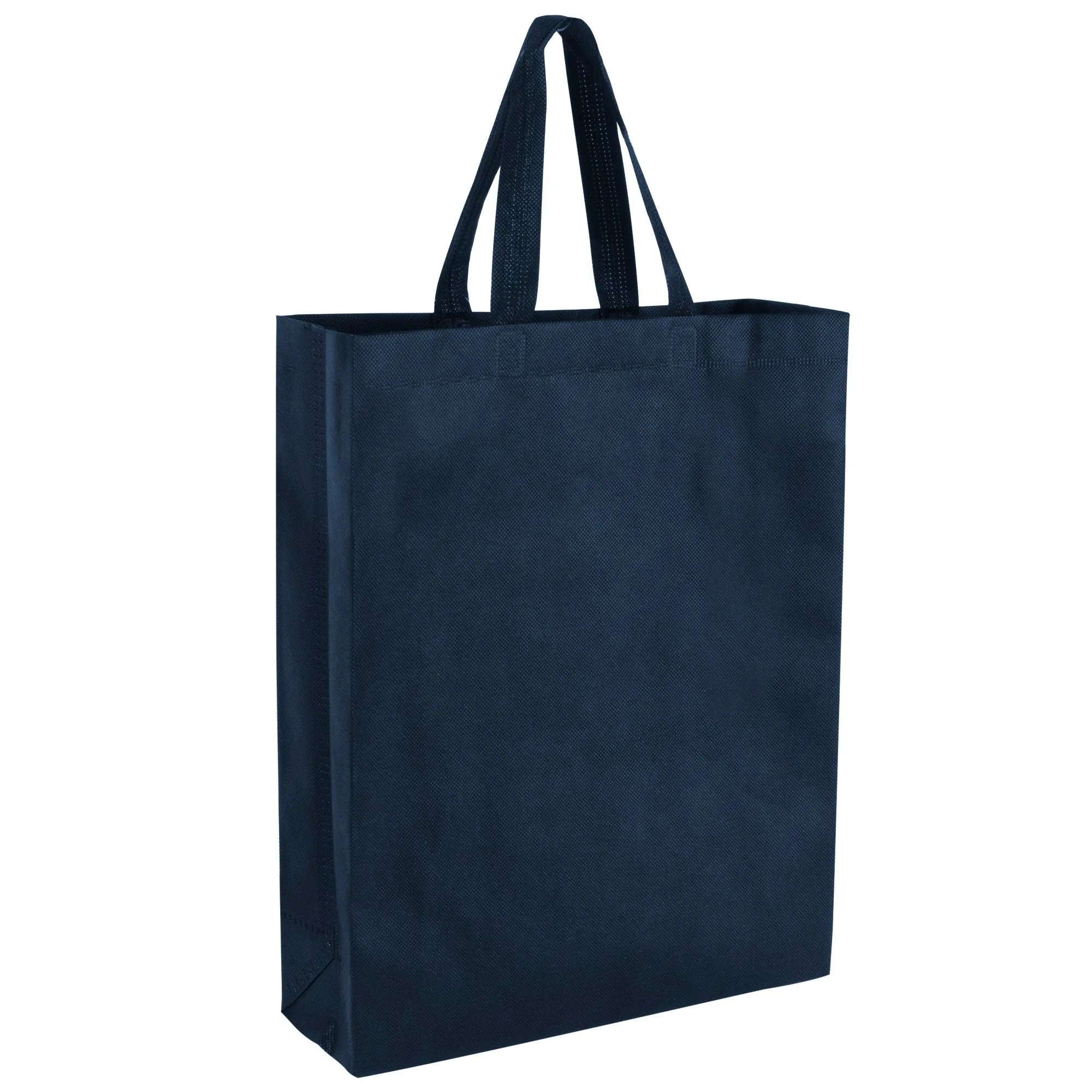 Tall Reusable Shopper Non-Woven Tote Bag 15 x 12 inch