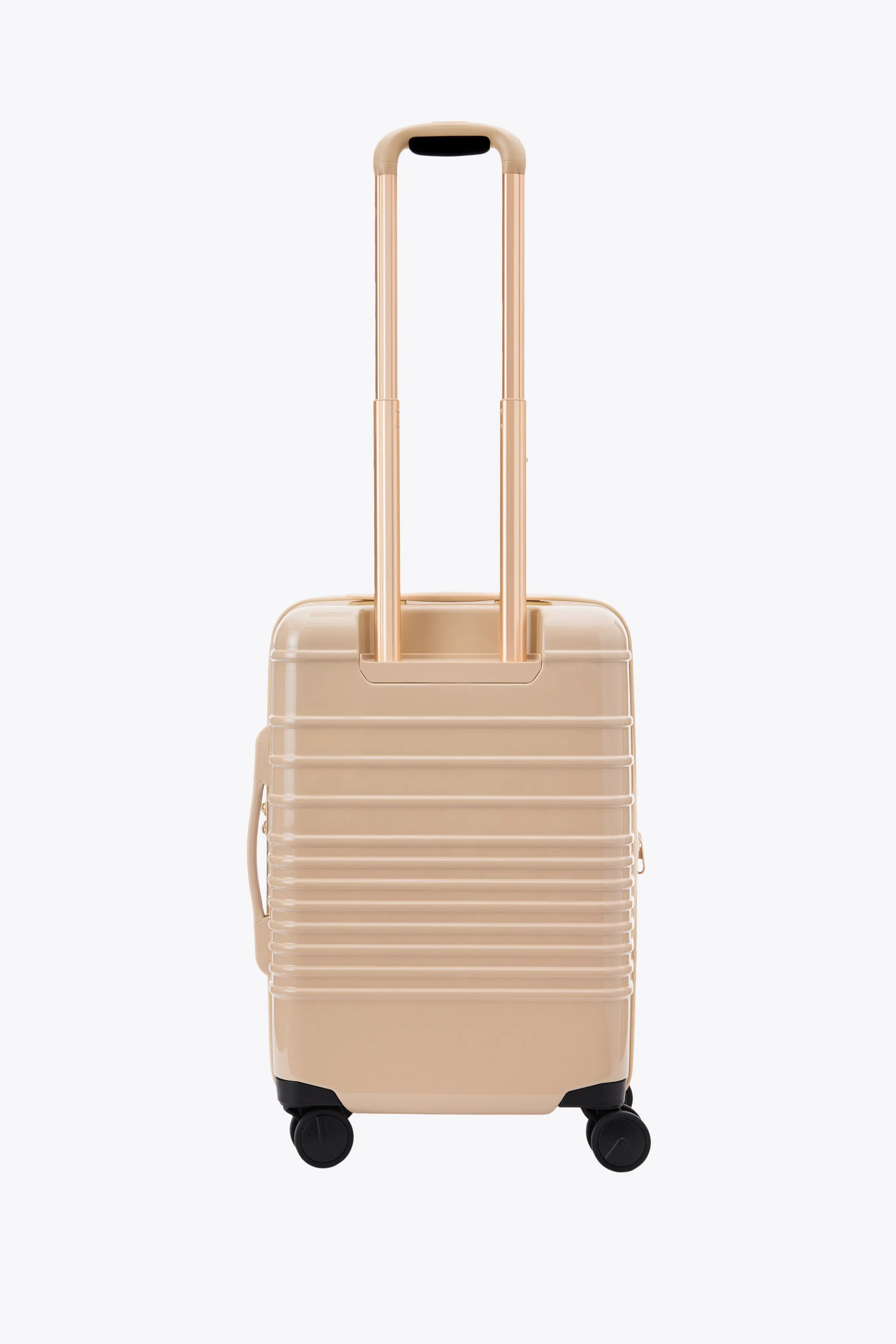 The Carry-On Roller in Glossy Beige