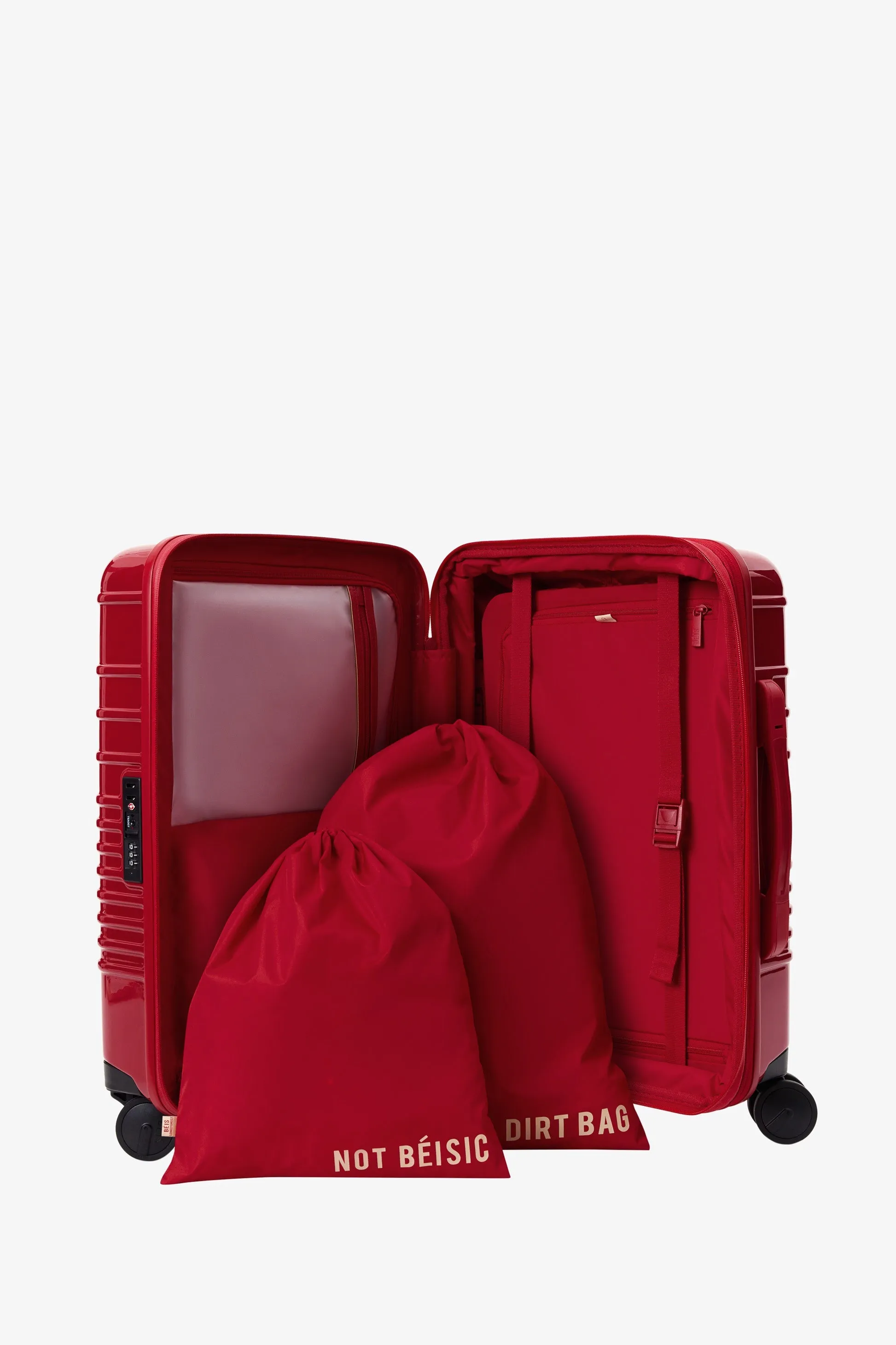 The Carry-On Roller in Text Me Red