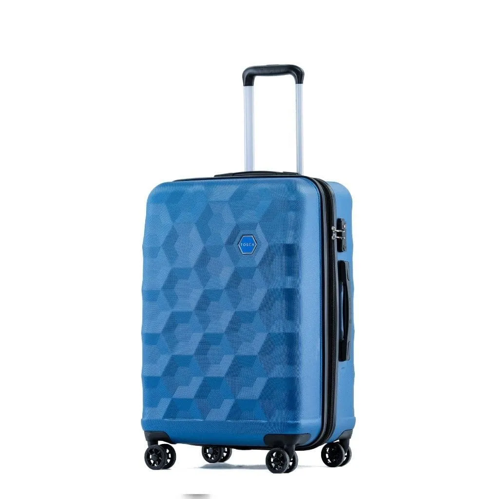 Tosca Bahamas 3 Piece Hardsided Suitcase Set - Blue