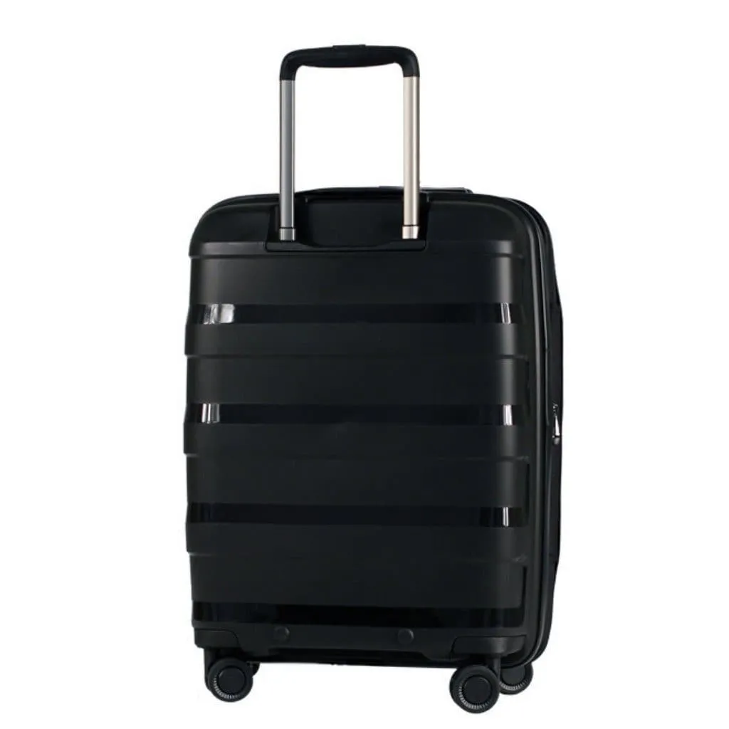 Tosca Comet 3 Piece Hardsided Suitcase Set - Black