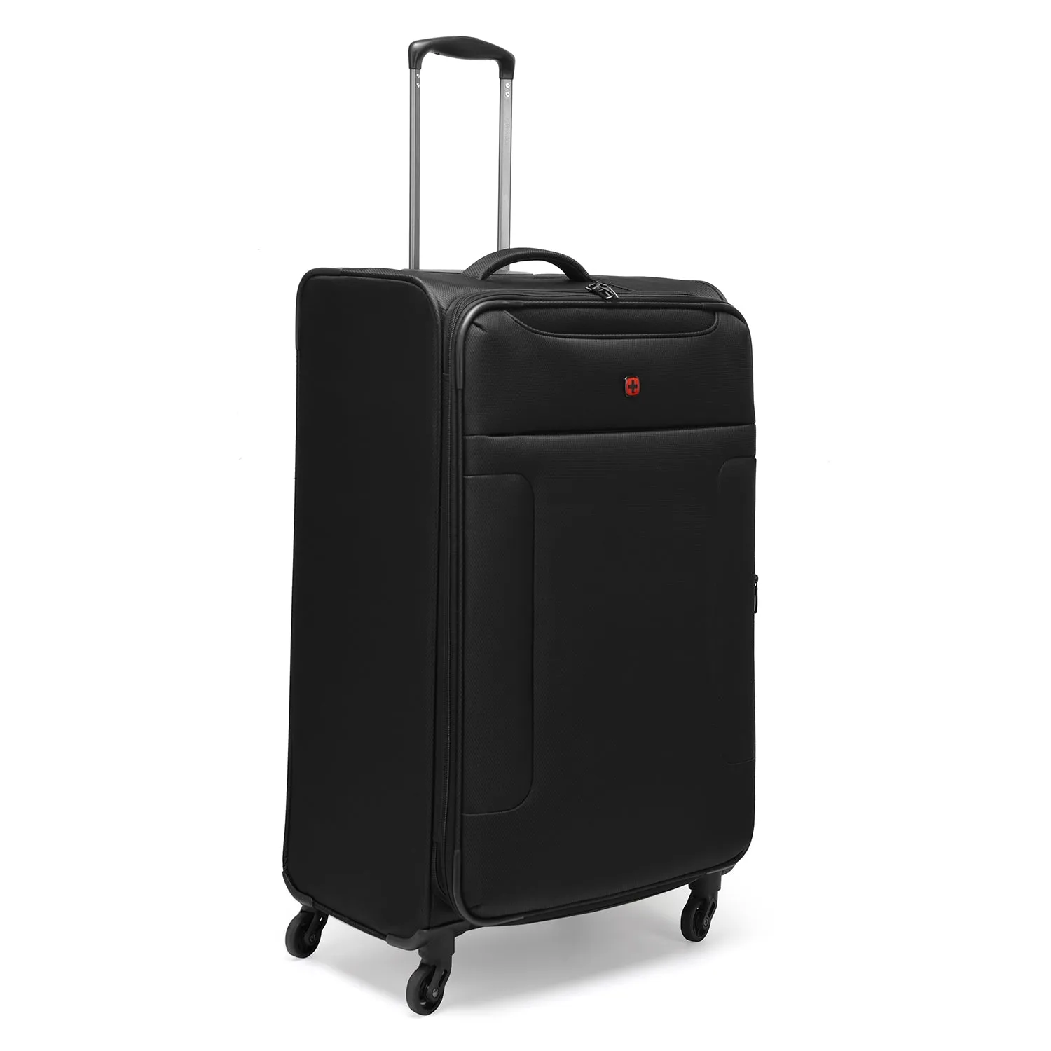 Wenger Eazy 54 68 80cm Softcase Expandable Luggage Trolley Set Of 3 - Black