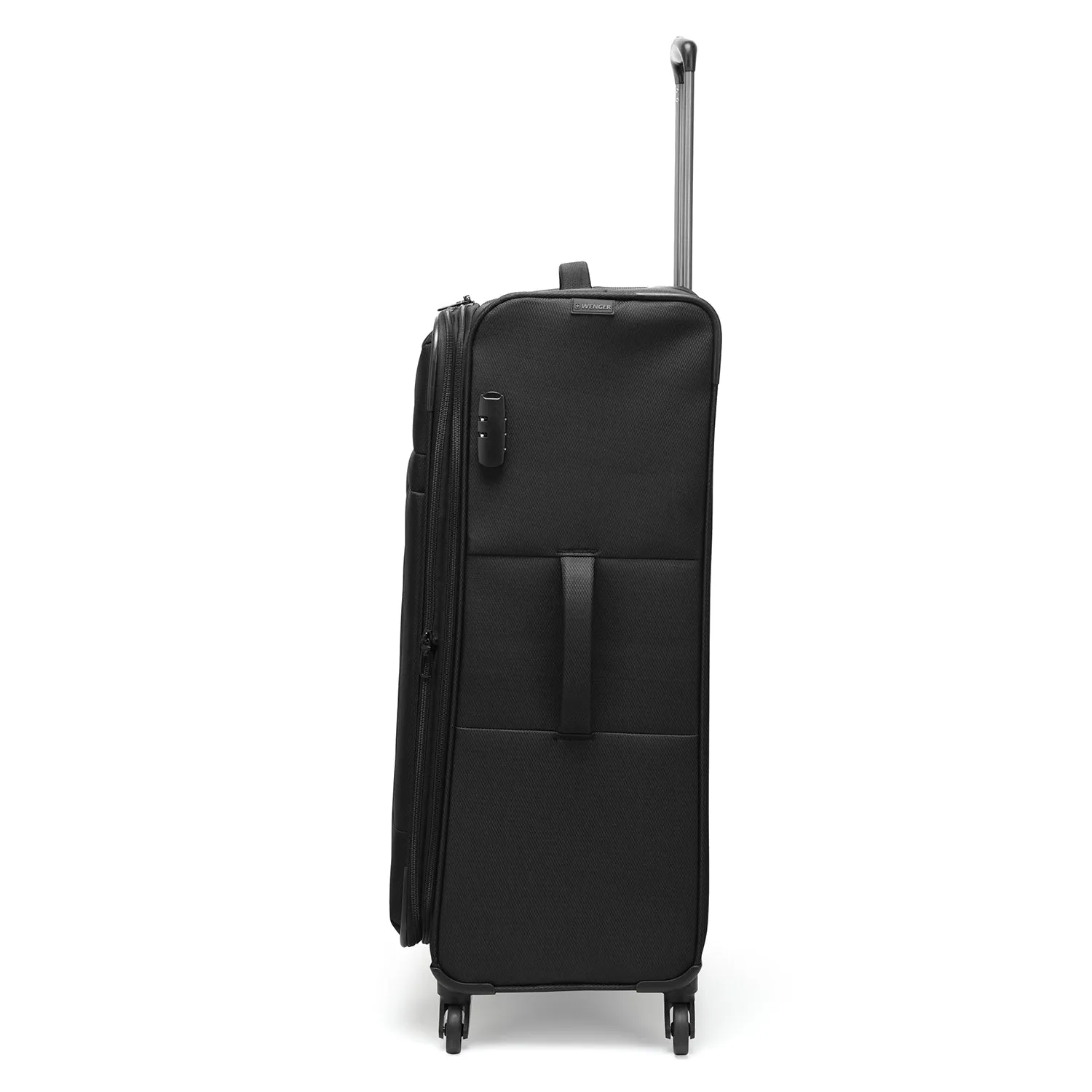 Wenger Eazy 54 68 80cm Softcase Expandable Luggage Trolley Set Of 3 - Black