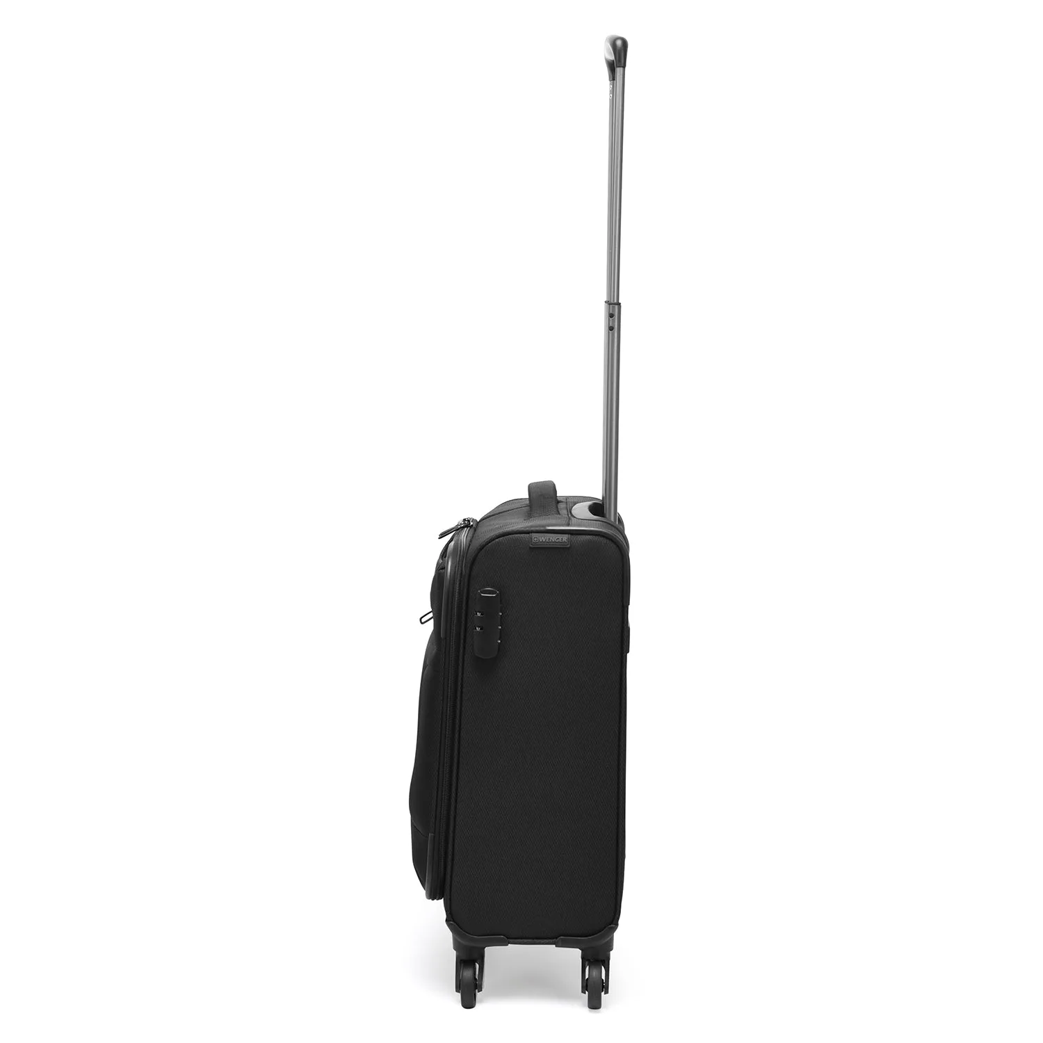 Wenger Eazy 54 68 80cm Softcase Expandable Luggage Trolley Set Of 3 - Black