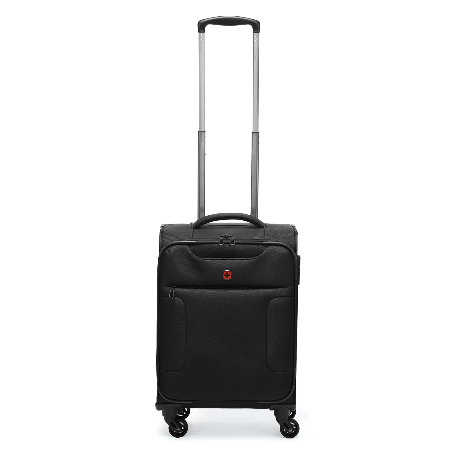 Wenger Eazy 54 68 80cm Softcase Expandable Luggage Trolley Set Of 3 - Black